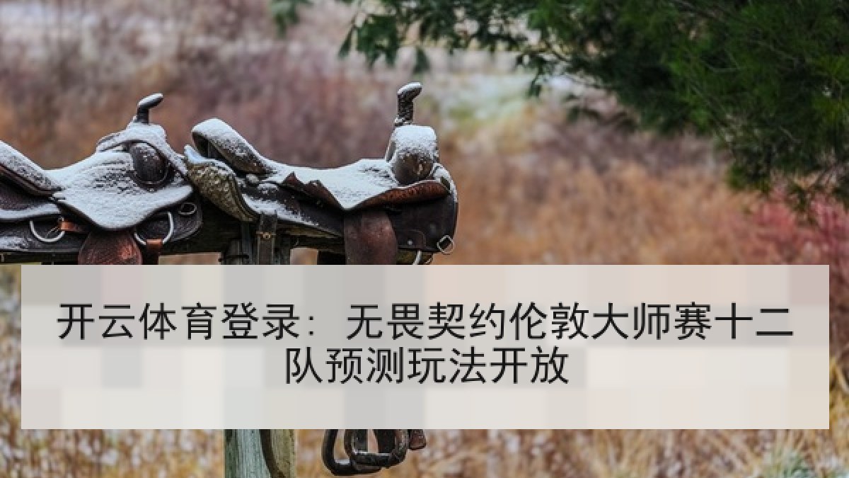 开云体育登录: 无畏契约伦敦大师赛十二队预测玩法开放